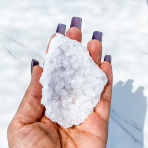 S944 White Apophyllite Crystal Cluster raw stone gemrox australia