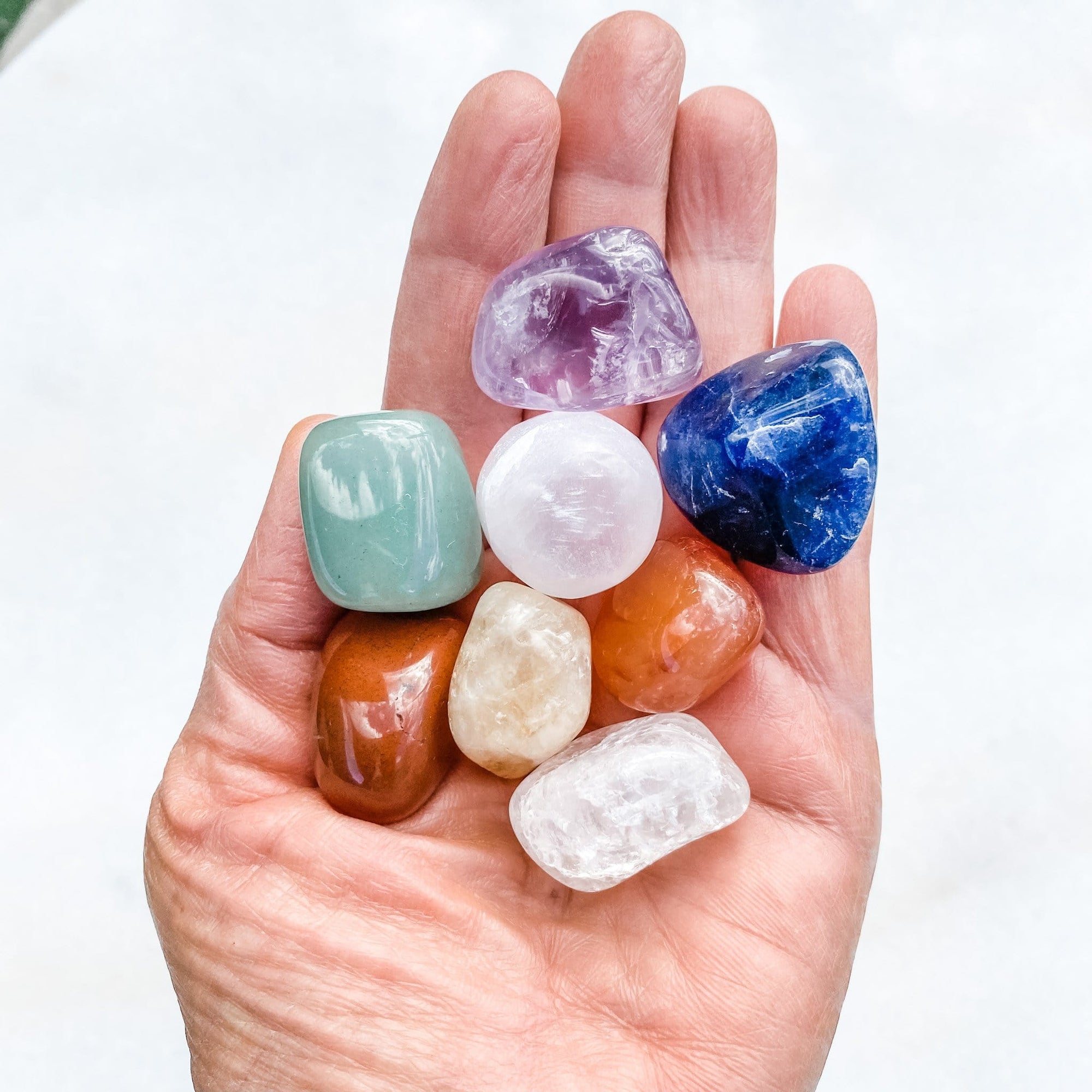 Healing Crystal Gift Box - Beginners Gem Stone Set - Wellness Gift