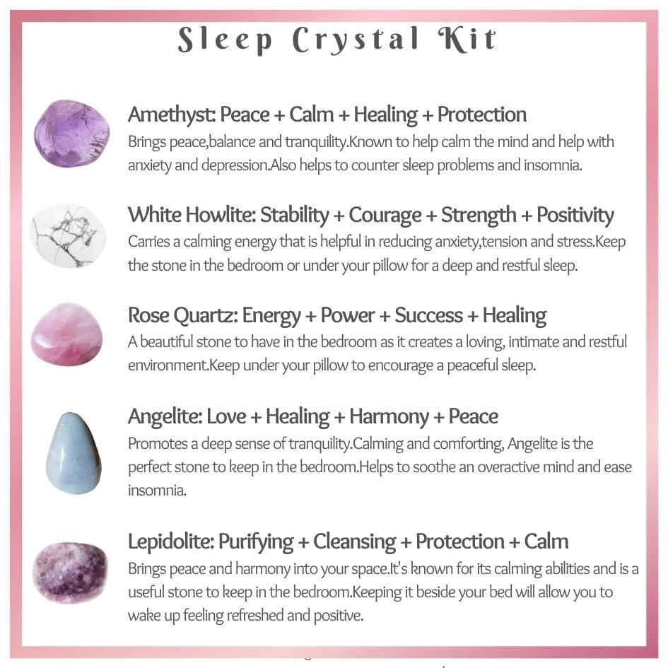 Healing Crystals Kit, Anxiety Crystals, Crystals set - Magic Crystals