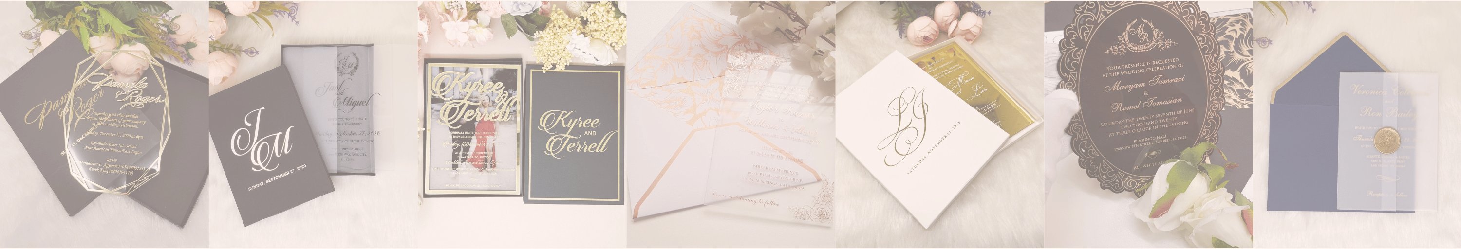 Handmade Acrylic Wedding Invitations  Clear Wedding Invites Online – My  Printman
