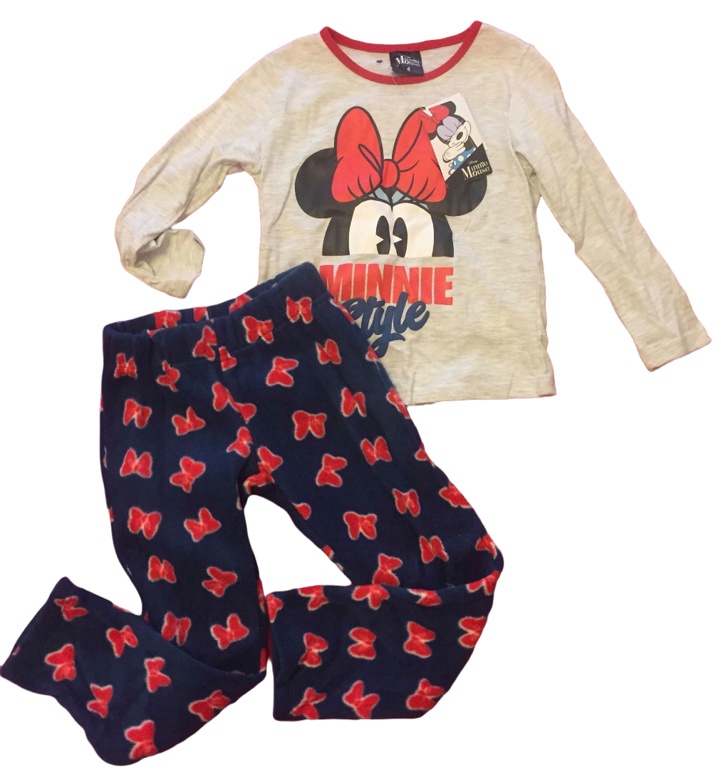 Armonía Ejercicio mañanero educar Pijama Minnie Mouse - Talla 6 y 8 – Mandarina S.P.A.