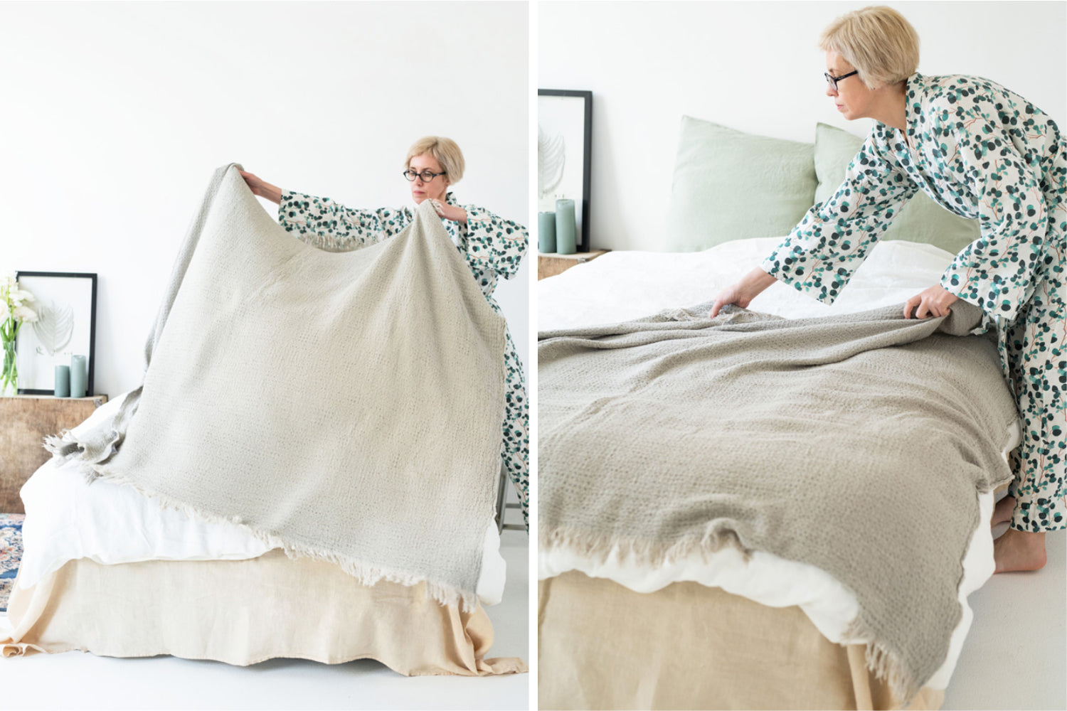 bed linen throw
