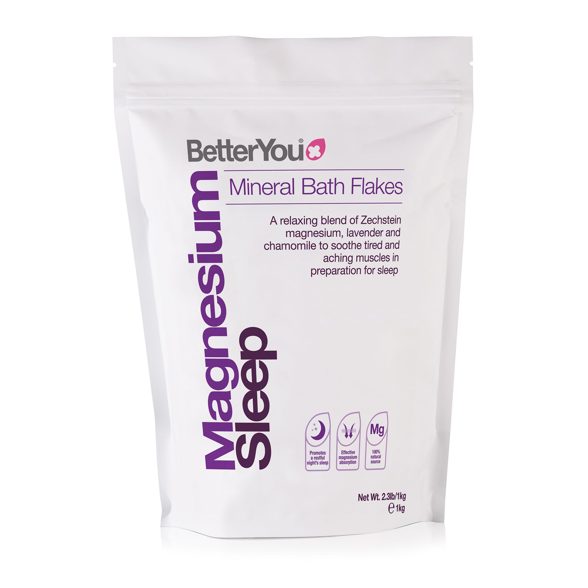 Magnesium Sleep Bath Flakes - BetterYou USA product image