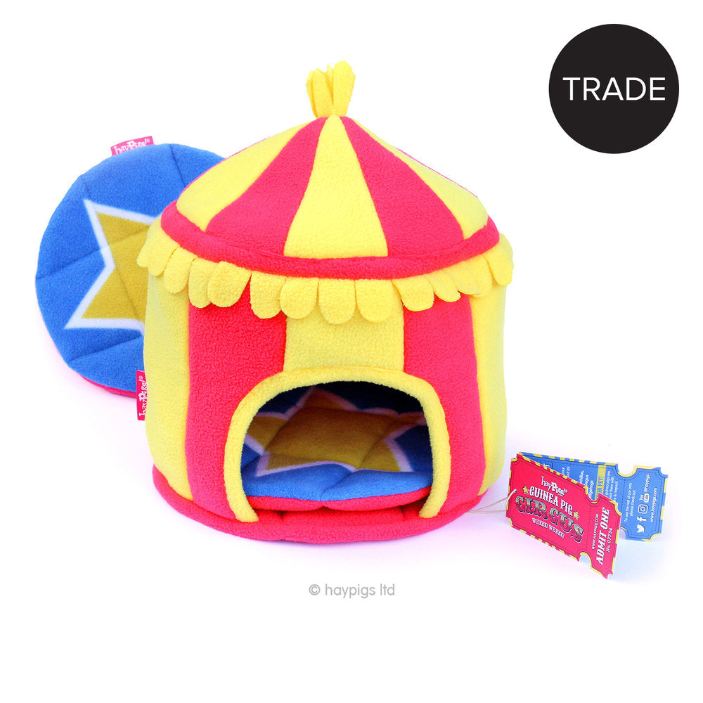 CASE OF 20 - HayPigs!® Circus Hidey Hut™ - Fleece Hidey Hut - £250.00 (+VAT)