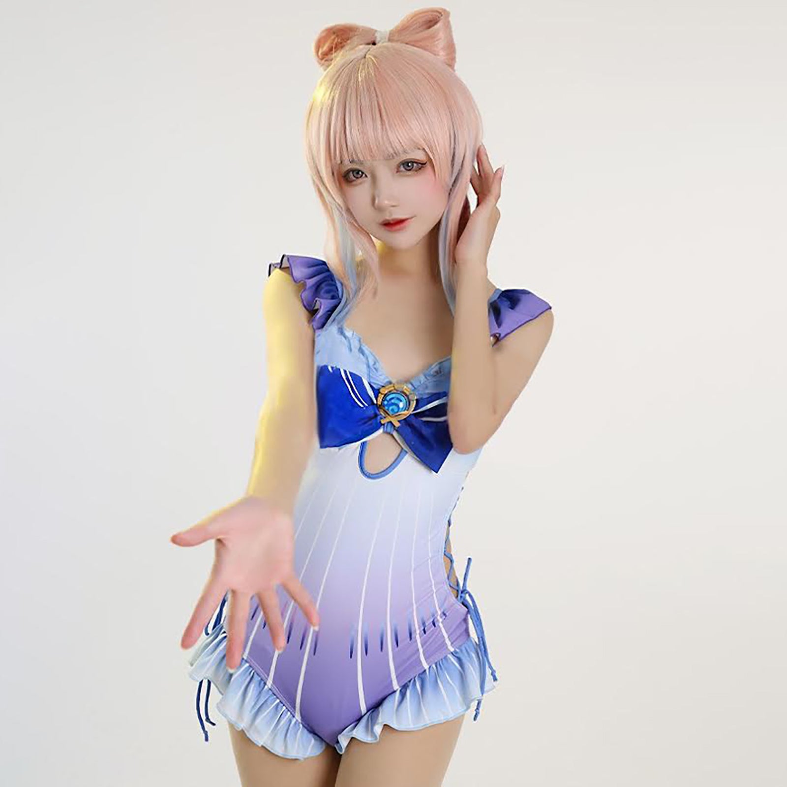 新品未使用☆二次元スク水ジャケットセット《Lサイズ》 - コスプレ