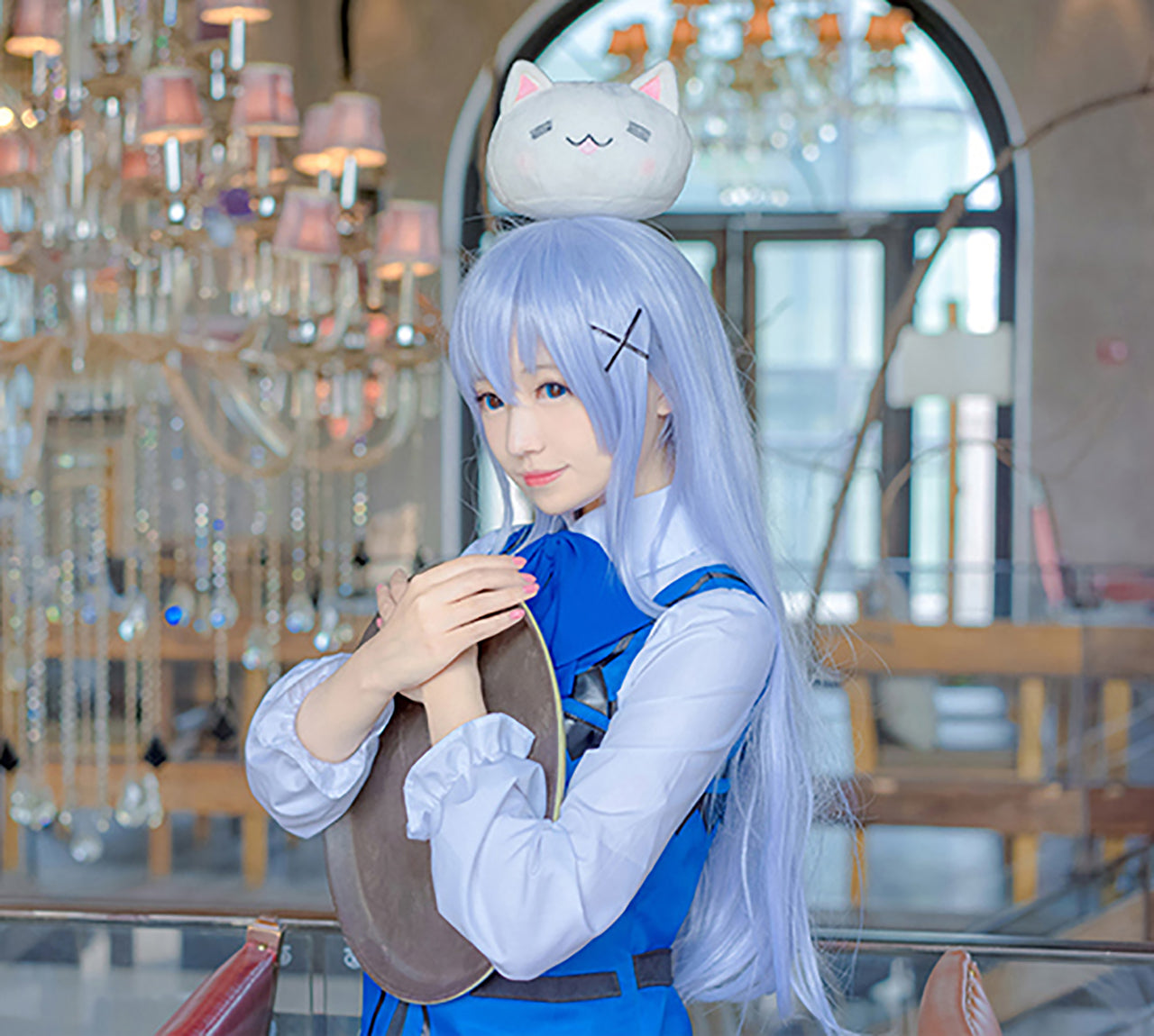 ウィッグ付き ご注文はうさぎですか ごちうさ チノ 香風智乃 風 ラビットハウス 制服 コスプレ Milky Time