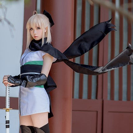 宮本武蔵 fate fgo コスプレ 衣装 ウィッグ セイバー csm.fi.cr