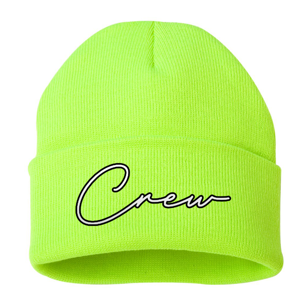 volt green beanie