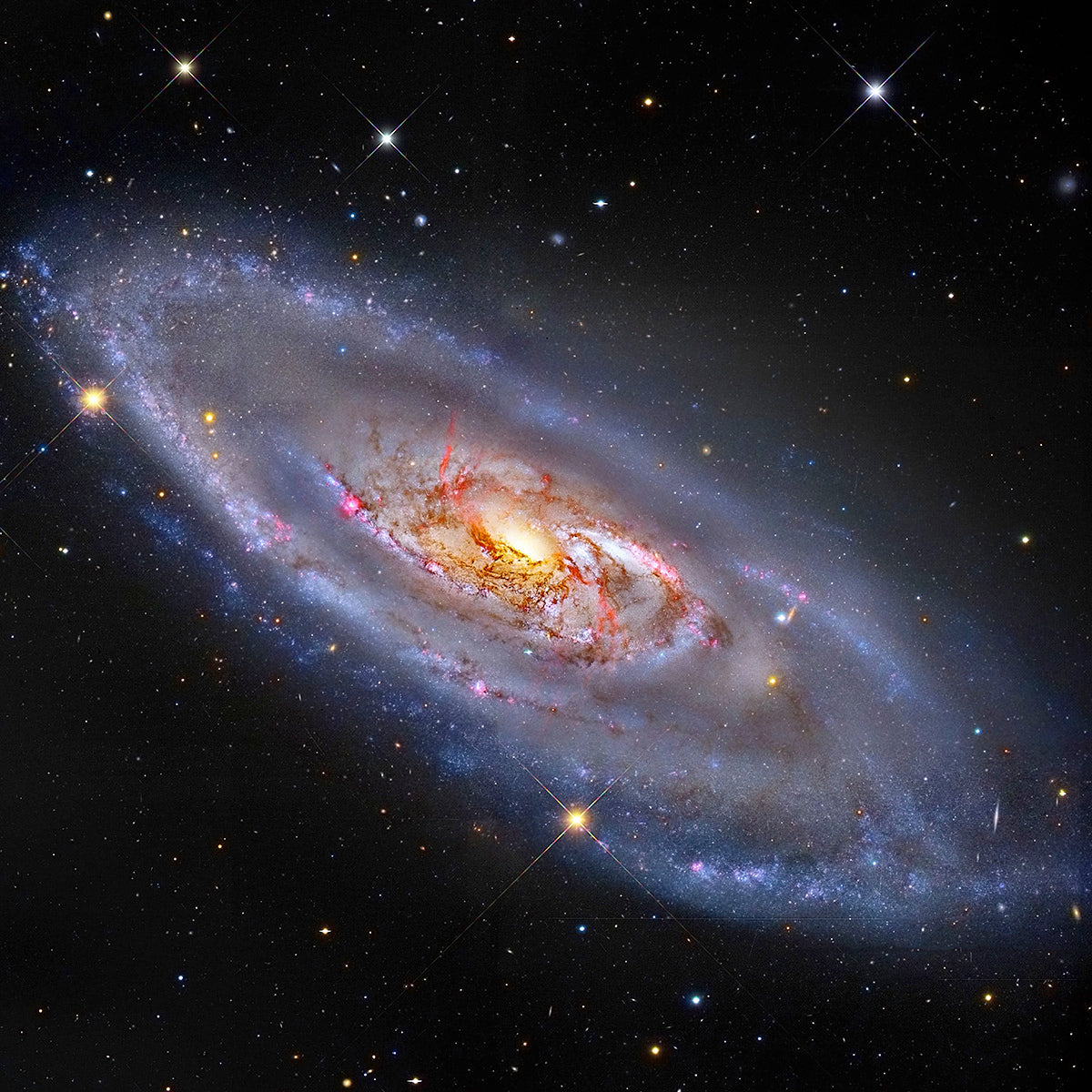 NASA's M106 Spiral Galaxy Photo | Sky Image Lab