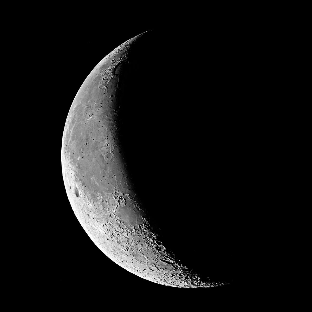 The Waning Crescent Moon Photo Sky Image Lab