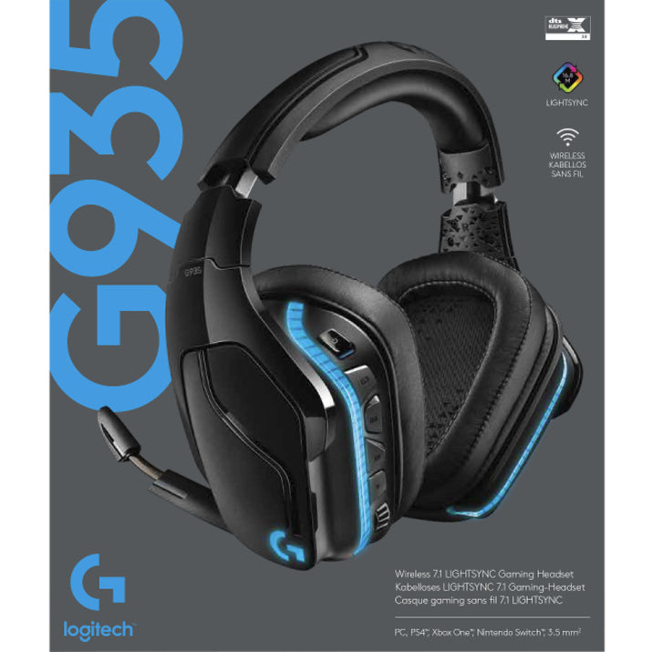 Logitech G935 Wireless 7.1 Surround Lightsync Gaming Headset Natix