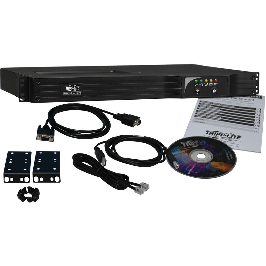 Tripp Lite UPS Smart 1000VA 800W Rackmount AVR 120V Pure Sine Wave USB DB9  1URM Energy Star TAA UPS (rack-mountable) AC 120 V 800 Watt 1000 VA 