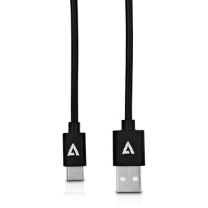 V7 USB Cable USB 2.0 A Male to USB 2.0 B Male 5m 16.4ft, Black