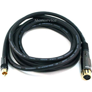 Monoprice 25ft Premier Series XLR Male to XLR Female 16AWG Cable