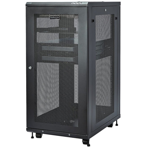 StarTech.com Armoire réseau 25U - Rack serveur - Profondeur de 940 mm  (RK2537BKM) - rack - 25U (RK2537BKM)