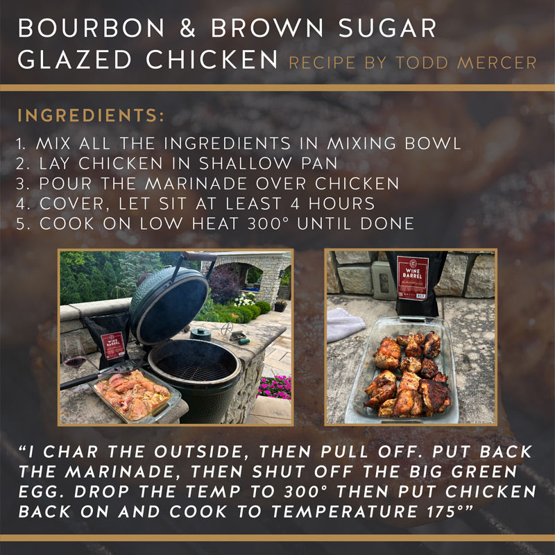 Bourbon and Brown Sugar Glazed Chicken Recipe