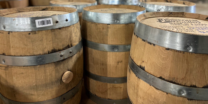 Used 5-gallon Journeyman Distillery whiskey barrels