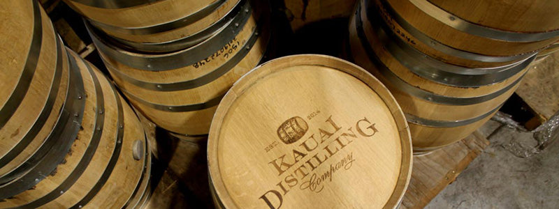 Used barrels from Kauai  Distilling Company