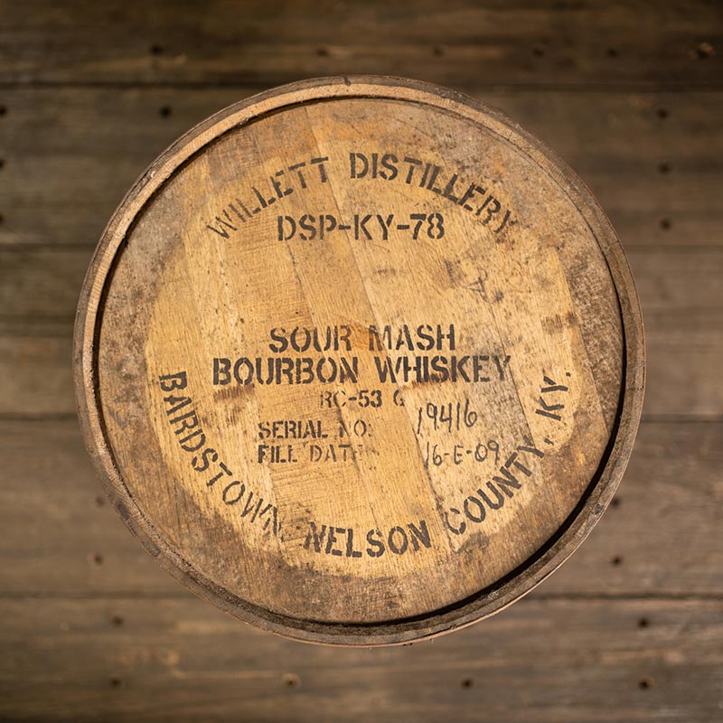 Willett Bourbon Barrel - Fresh Dumped, Once Used - Midwest Barrel Co product image