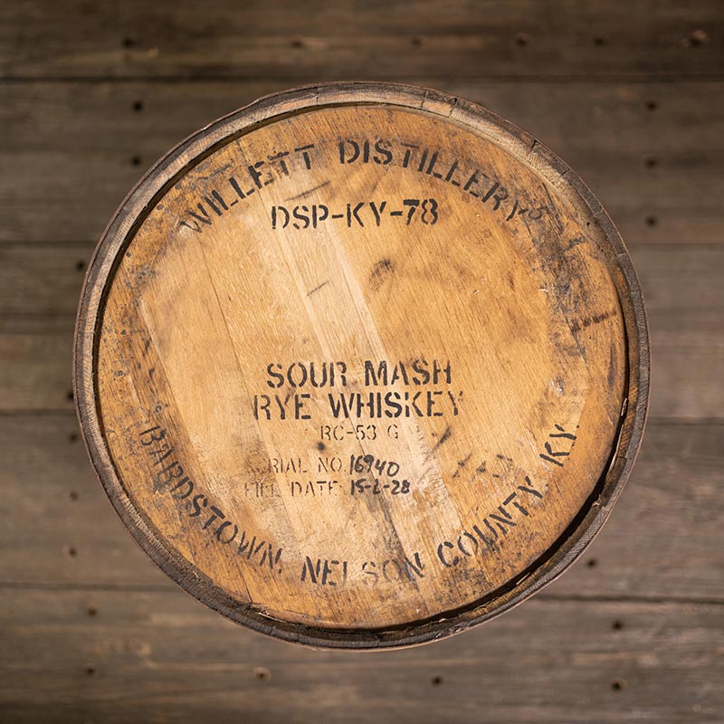 Willett Rye Whiskey Barrel - Fresh Dumped, Once Used - Midwest Barrel Co product image