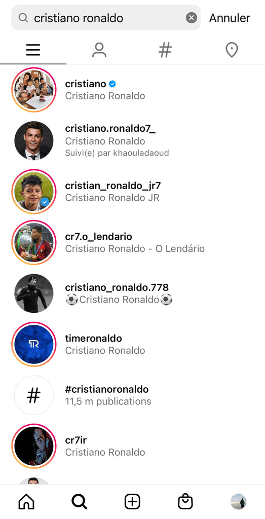 Cristiano Ronaldo certificado por Instagram