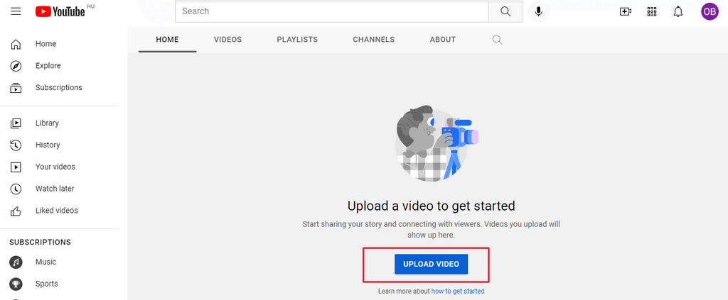 How to create a YouTube channel - upload videos