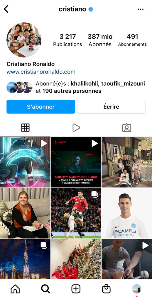 Cristiano _ who has the most followers on Instagram