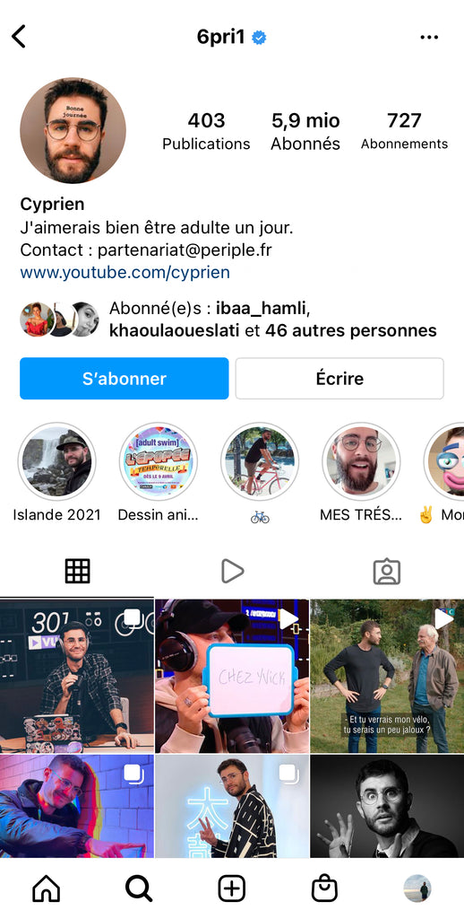 Cyprien _ who has the most followers on Instagram