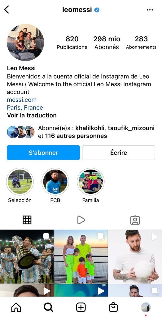 Leo _ who has the most followers on Instagram