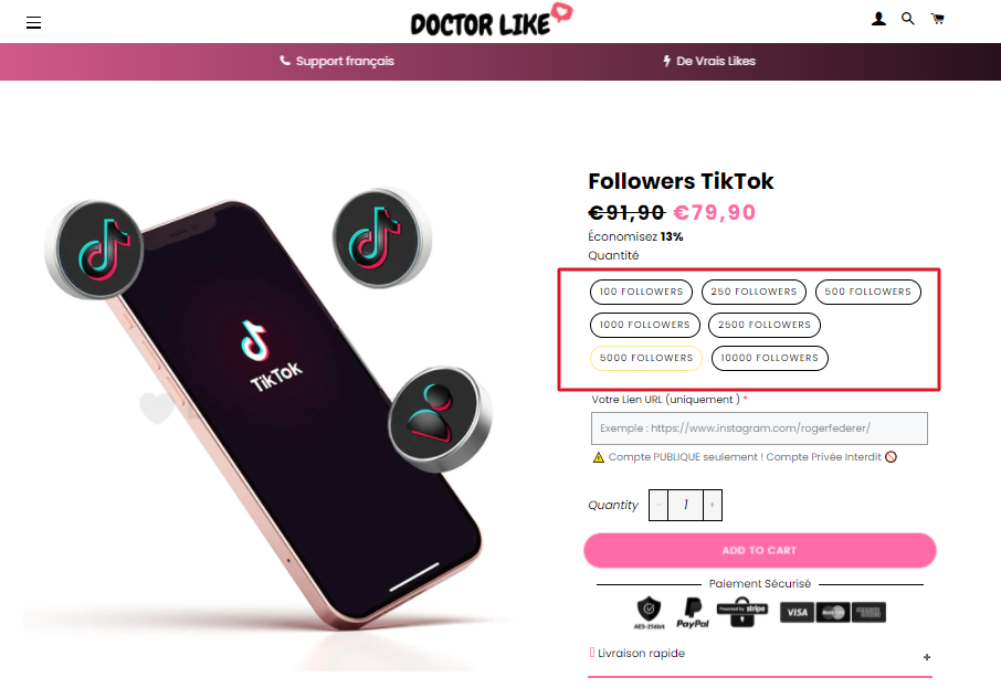 comment acheter des abonnés sur tiktok doctor-like followers