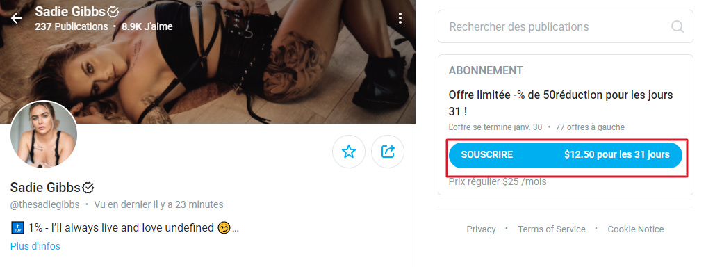 hoe maak je een onlyfans _ prijs bekend