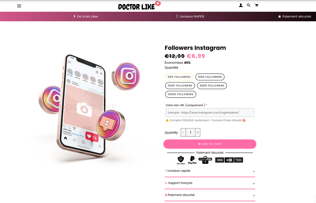 la légalité de l’achat de followers Instagram