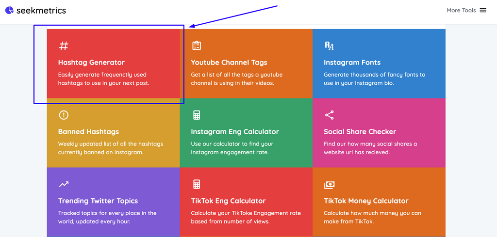 mejores generadores de hashtags _ seekmetrics