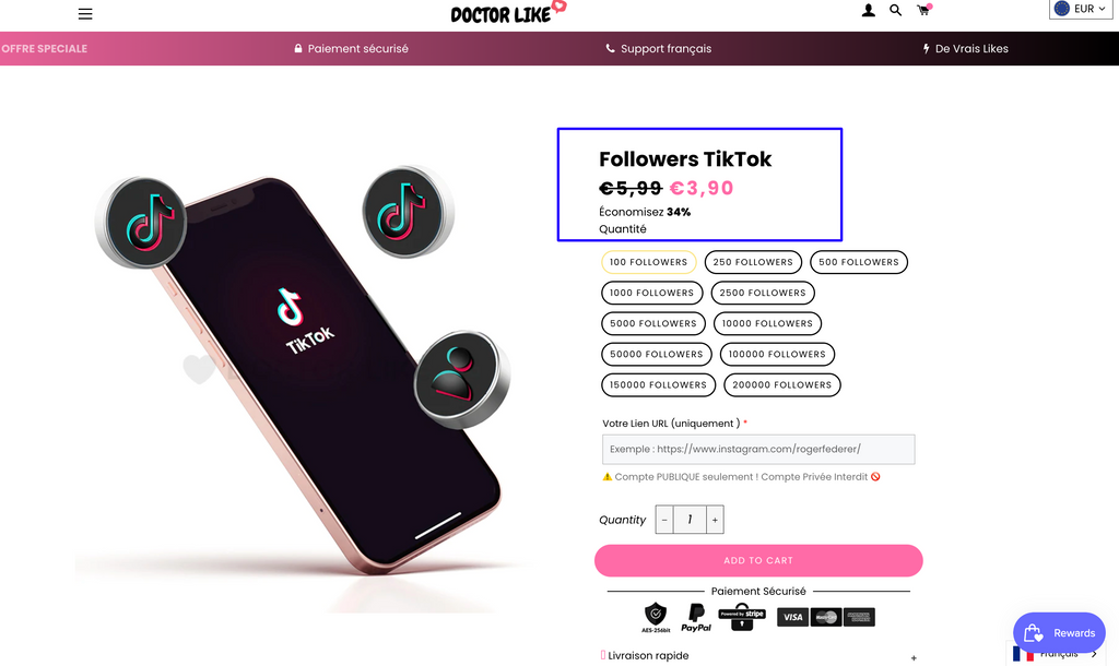 percer sur tiktok _ Achat d'abonnés