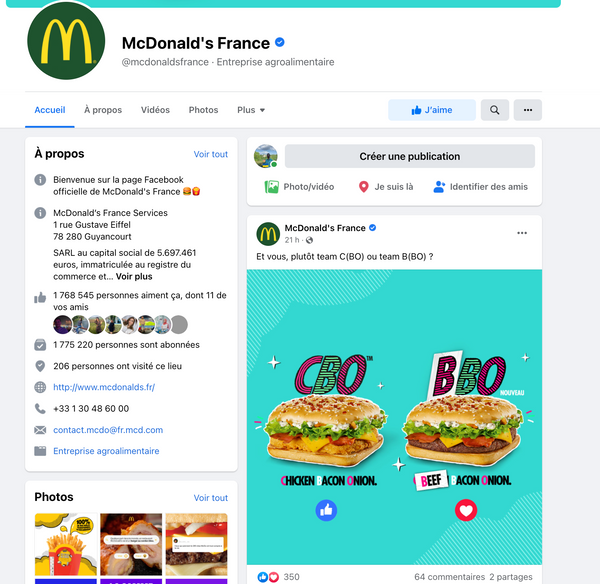 stratégie de marketing pour restaurants sur les réseaux sociaux _ McDo