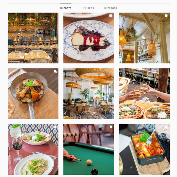 use Instagram for your restaurant _ vary the formats