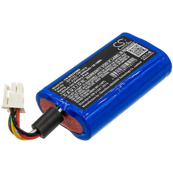 BATT22, OM11878 Battery for Welch-Allyn Connex Spot Monitor, 3400mAh - sold by smavco