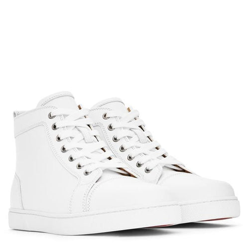 Christian Louboutin Flat Calf Spike Toe Lowtop Trainers (U.K. 8.5)