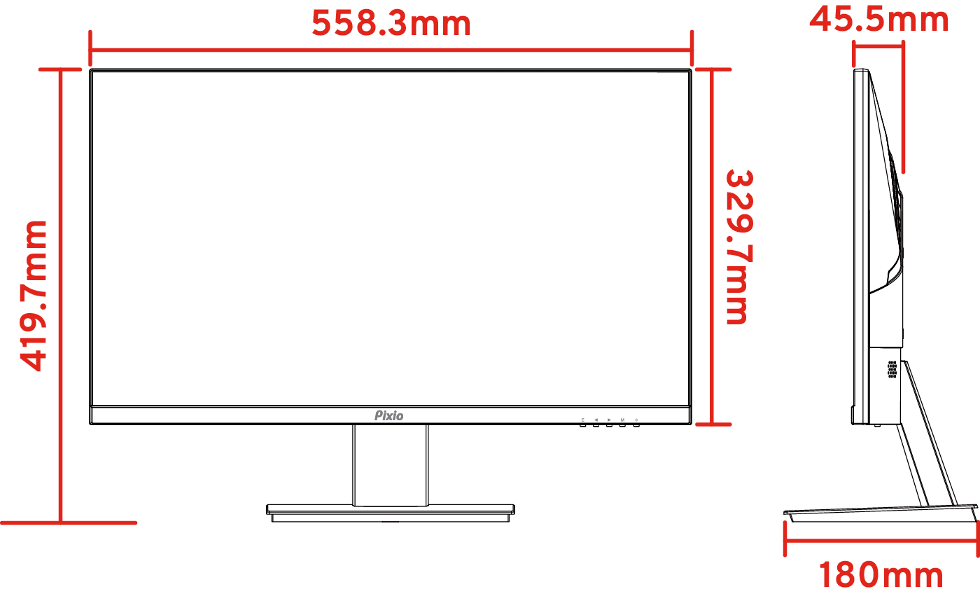 PX257 Prime 24.5インチ 144Hz FHD IPS Pixio（ピクシオ）ゲーミングモニター – Pixio Japan