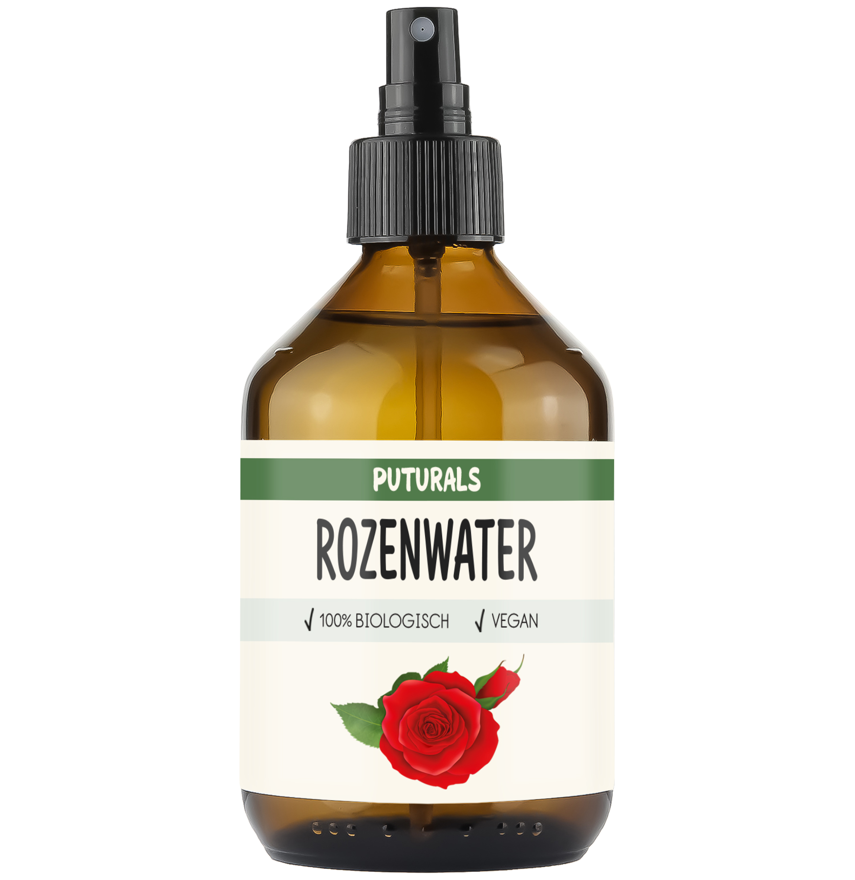Puturals Rozenwater 100% Biologisch en Puur