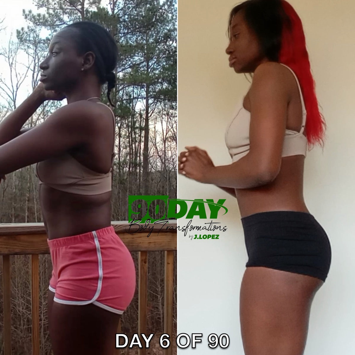 90 Day Body Transformation Art Model Fit 