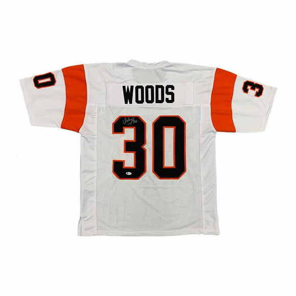 Mitchell & Ness Men's Cincinnati Bengals Ickey Woods #30 1988 White  Throwback Jersey