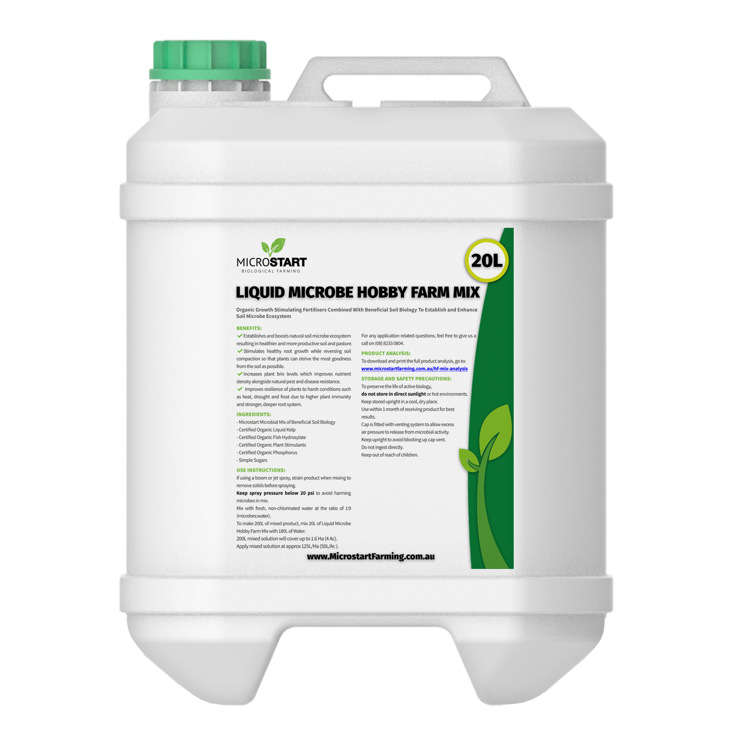 Liquid Microbe Hobby Farm Mix 20L - Microstart Farming product image