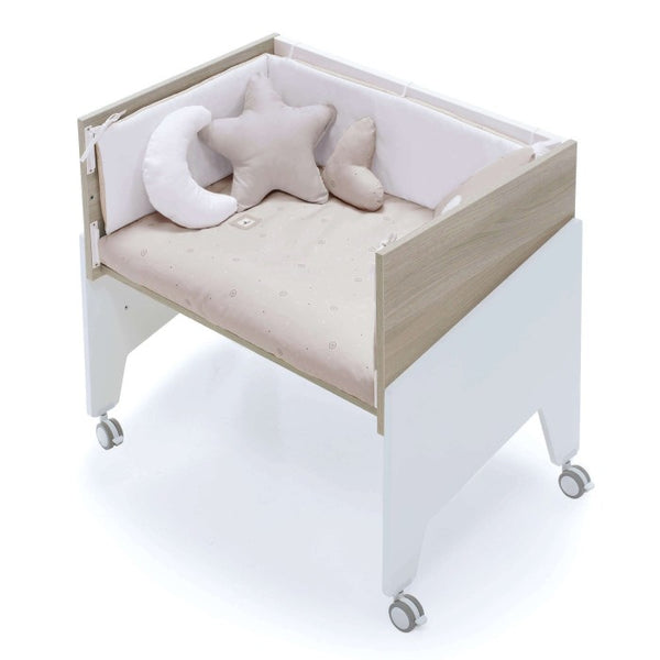 Wooden co-sleeping crib 50x80