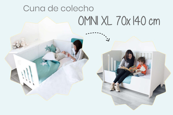 convertible co-sleeping crib OMNI XL Alondra