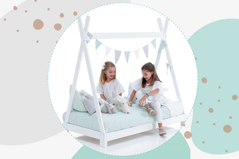 Montessori children's bed cabin bed, house bed