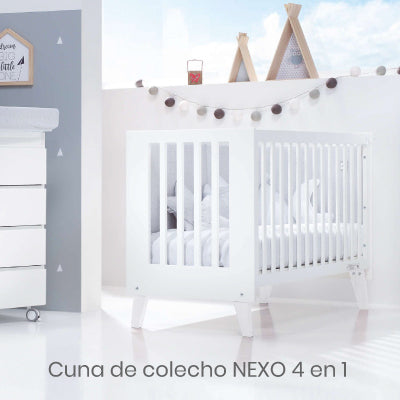 NEXO cradle for co-sleeping with the cradle attached to the bed