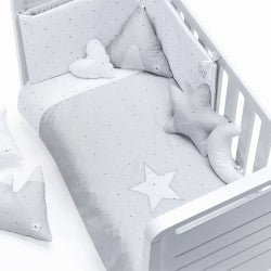 Galaxy style crib bedding