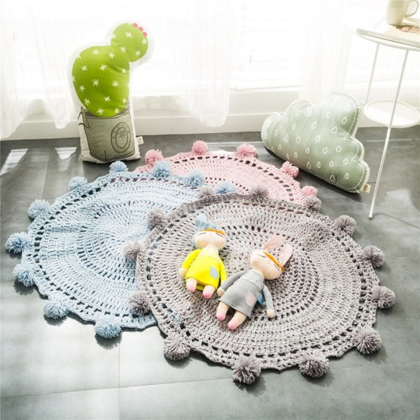 alfombras infantiles de crochet