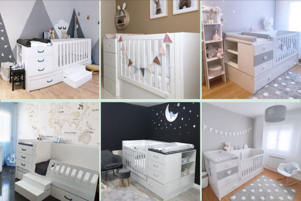 Alondra rooms with cot convertible into bed and desk